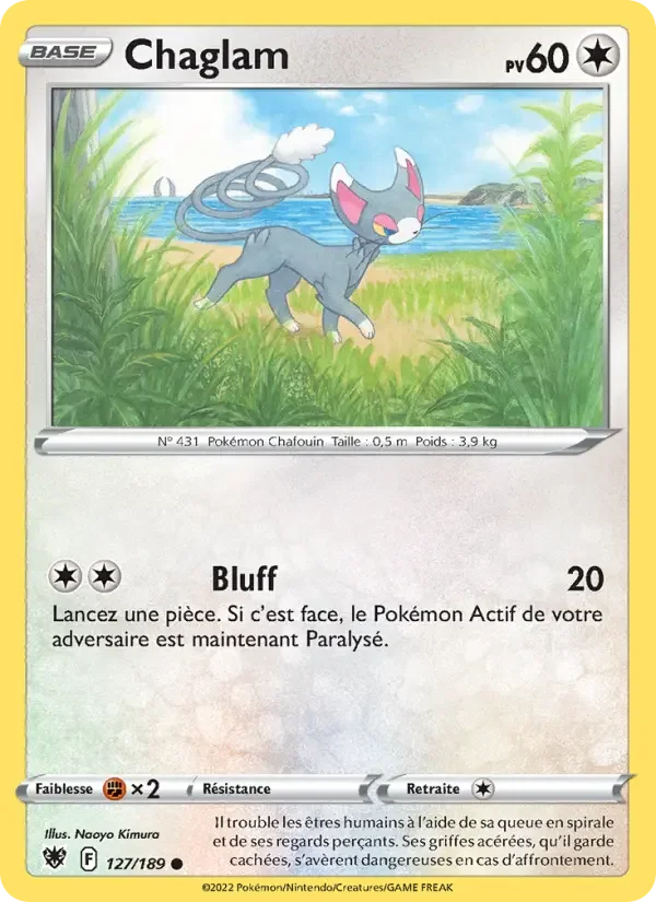 Carte Pokémon Chaglam — Astres Radieux