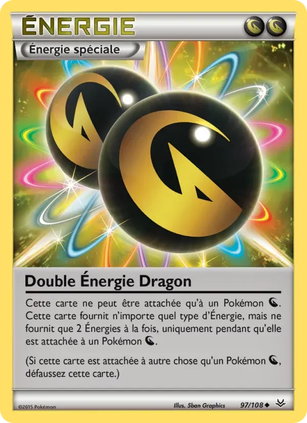 Carte Pokémon Double Énergie Dragon — Ciel Rugissant