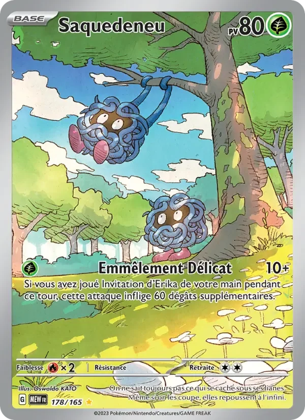 Carte Pokémon Saquedeneu — Pokémon 151