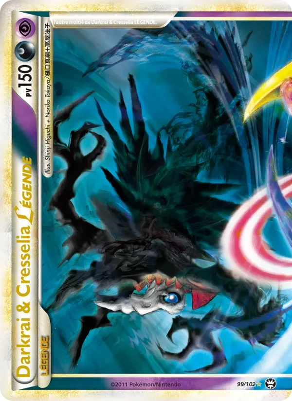 Carte Darkrai & Cresselia LÉGENDE