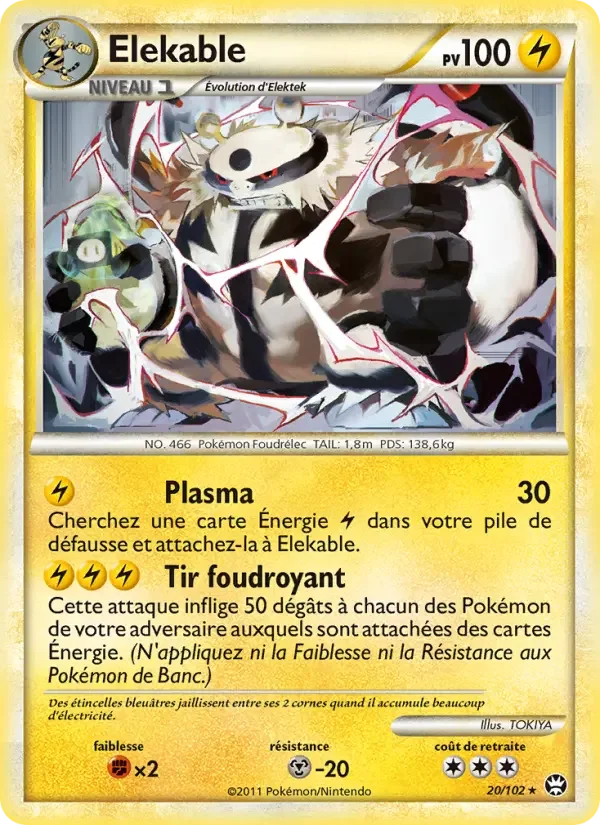 Carte Pokémon Elekable — Triomphe