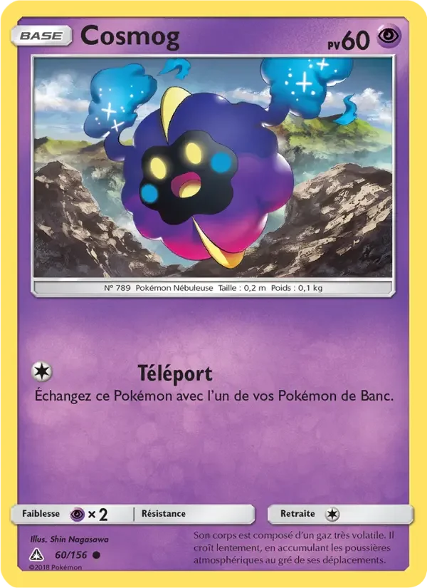 Carte Pokémon Cosmog — Ultra-Prisme