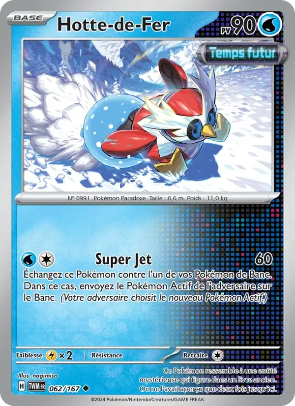 Carte Pokémon Hotte-de-Fer — Mascarade Crépusculaire