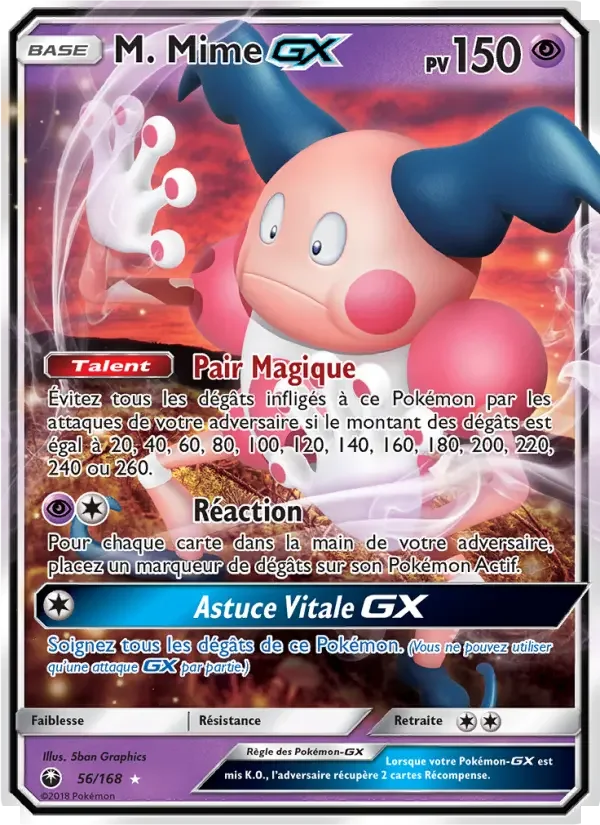 Carte M. Mime GX