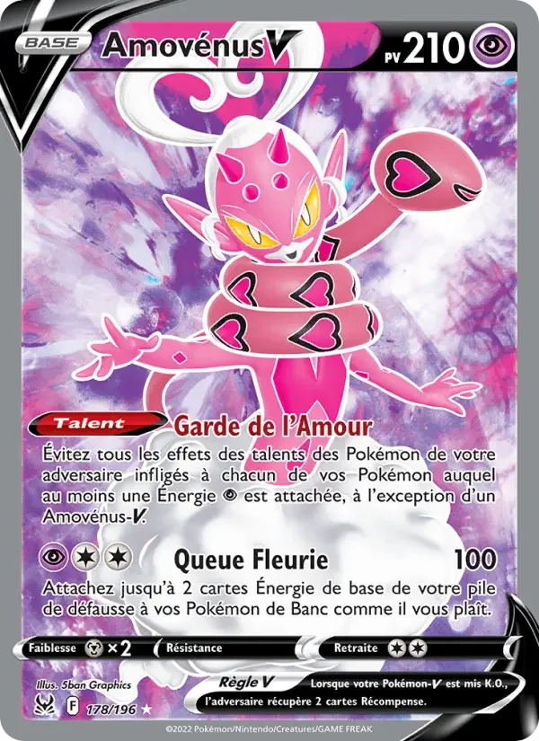 Carte Pokémon Amovénus V — Origine Perdue