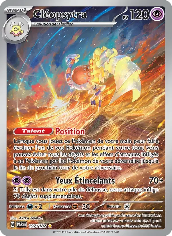 Carte Pokémon Cléopsytra — Faille Paradoxe