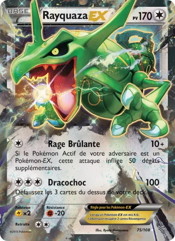 Carte Rayquaza EX
