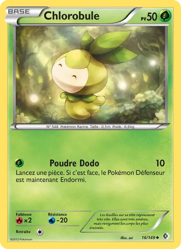 Carte Chlorobule