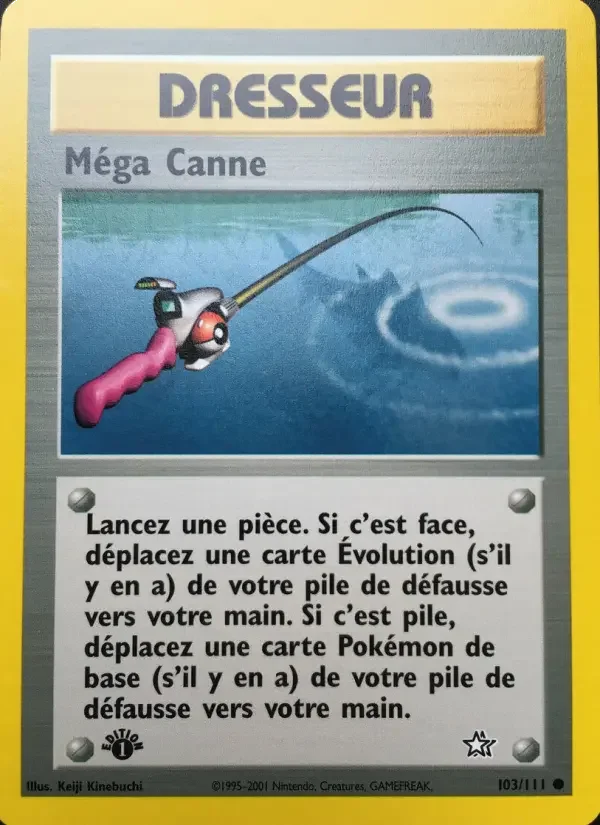 Carte Pokémon Méga Canne — Neo Genesis