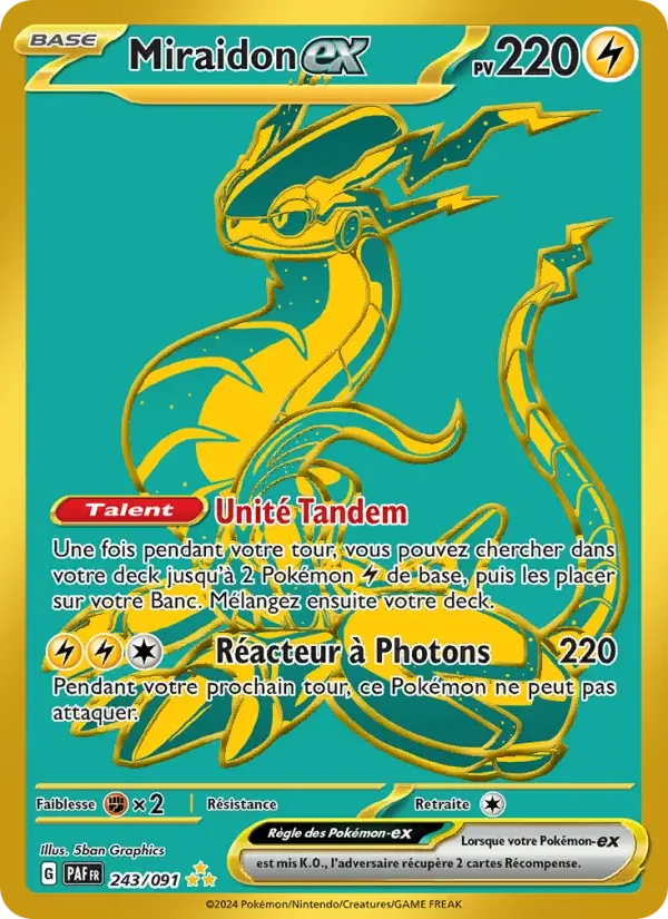 Carte Miraidon-ex