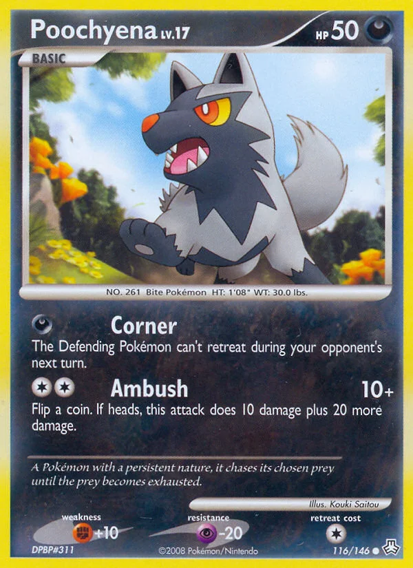 Carte Pokémon Medhyena — Éveil des Légendes