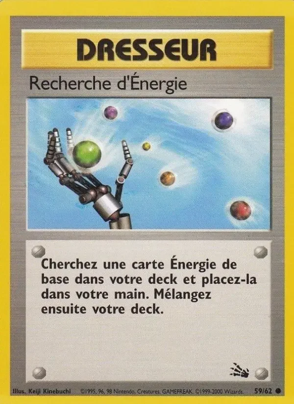 Carte Recherche d'Énergie