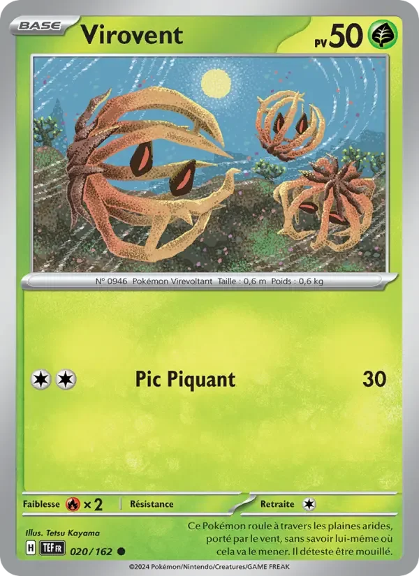 Carte Pokémon Virovent — Forces Temporelles