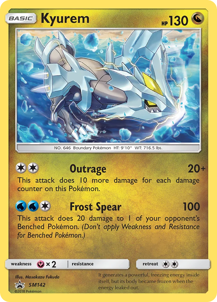Carte Pokémon Kyurem — Promos Soleil et Lune