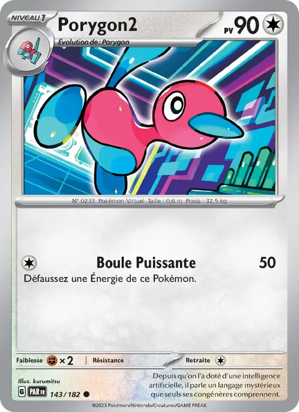 Carte Pokémon Porygon2 — Faille Paradoxe