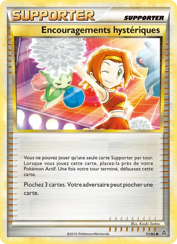 Carte Encouragements hystériques