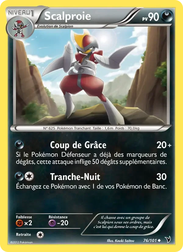 Carte Pokémon Scalproie — Nobles Victoires