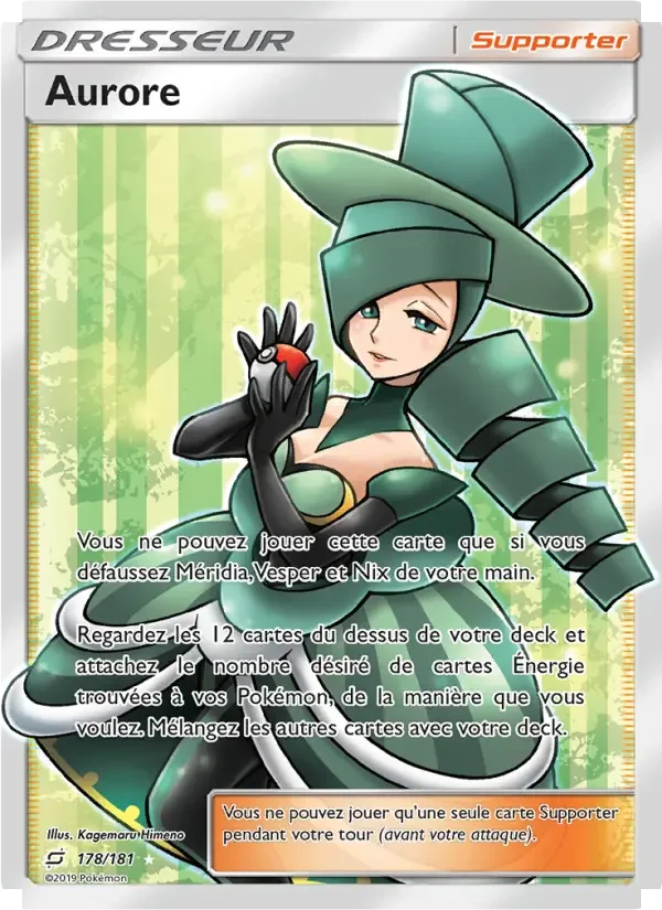 Carte Pokémon Aurore — Duo de Choc