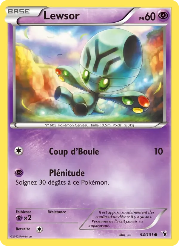 Carte Pokémon Lewsor — Nobles Victoires