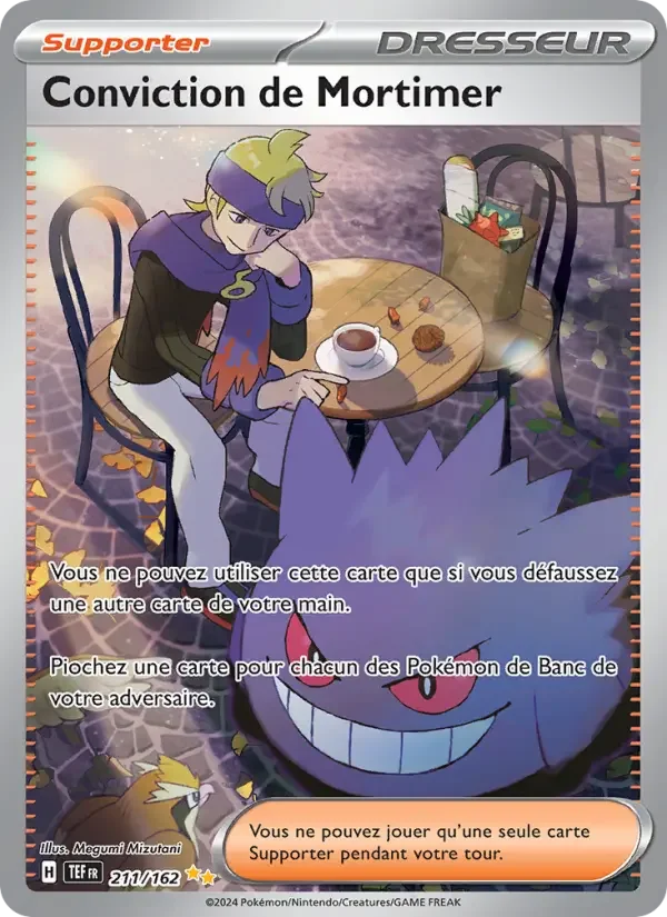 Carte Pokémon Conviction de Mortimer — Forces Temporelles