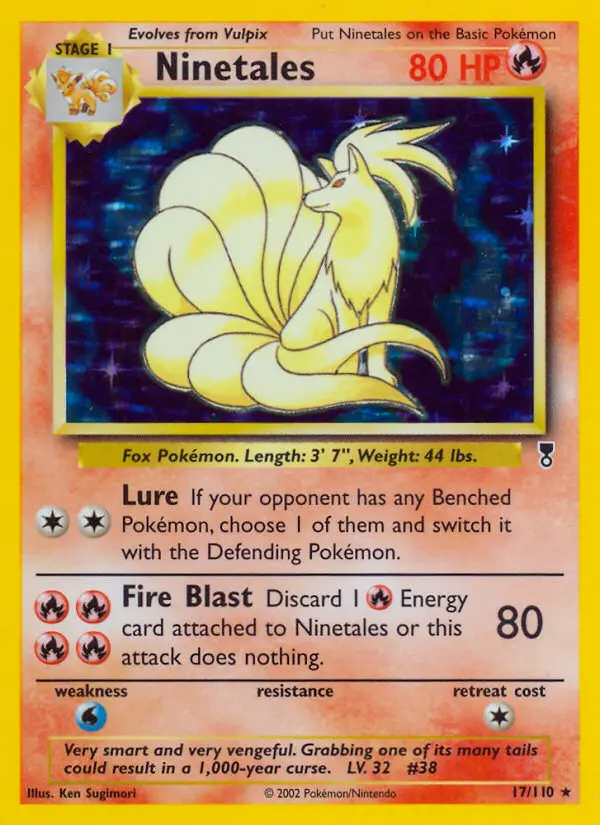 Carte Pokémon Feunard — Legendary Collection