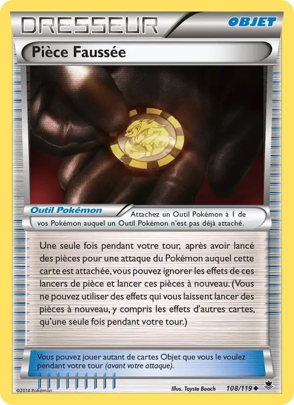 Carte Pièce Faussée