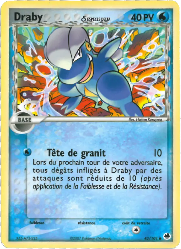 Carte Draby δ