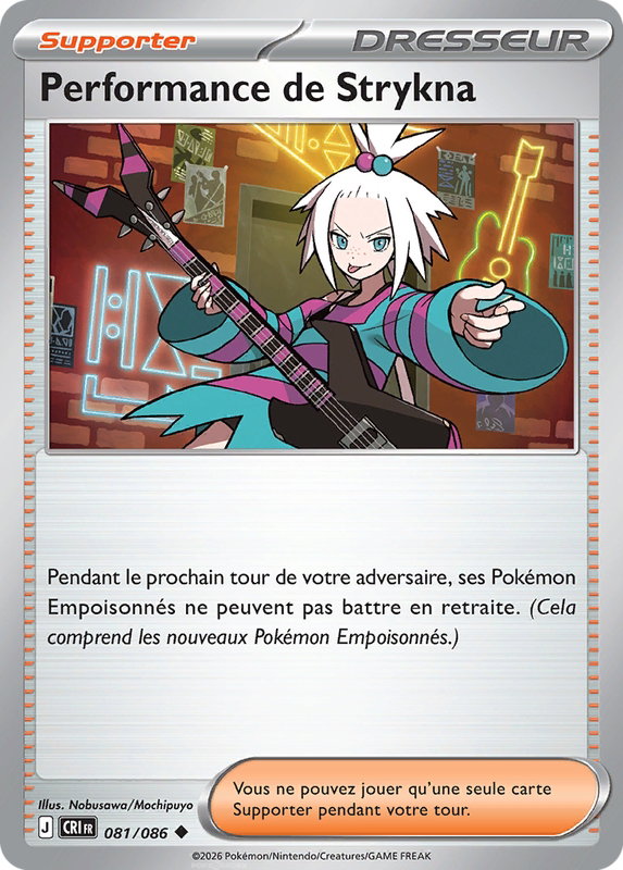 Carte Performance de Strykna