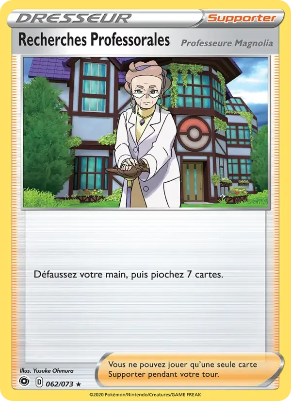 Carte Recherches Professorales (Professeure Magnolia)