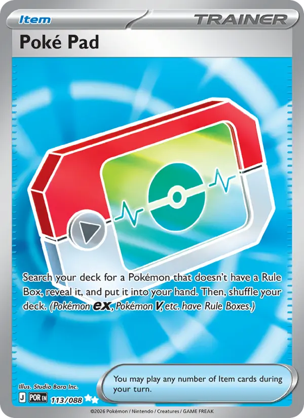 Carte Poké Pad