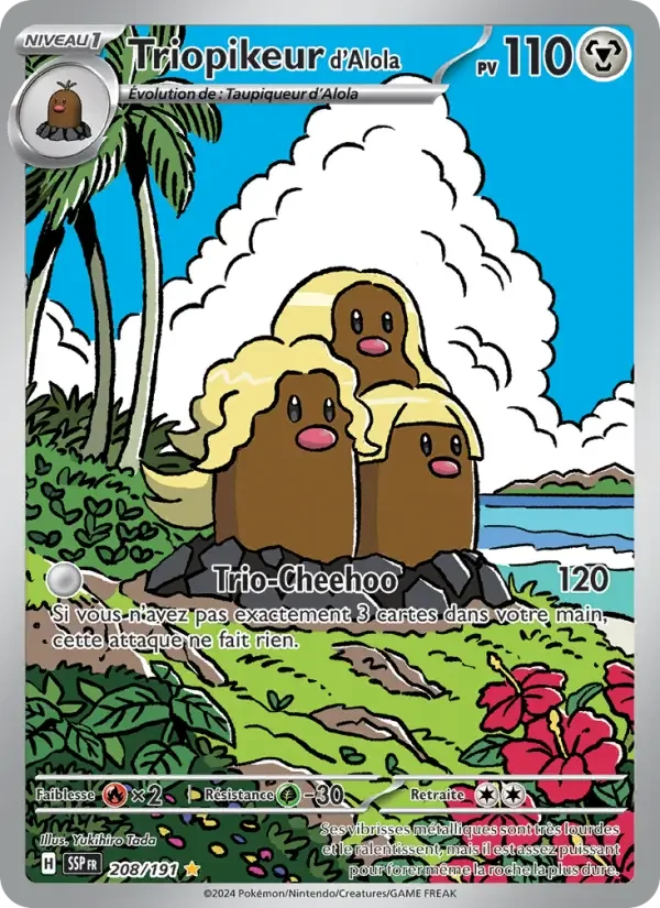 Carte Triopikeur d'Alola