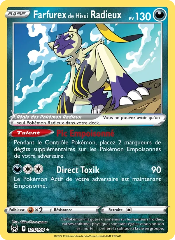 Carte Farfurex de Hisui Radieux