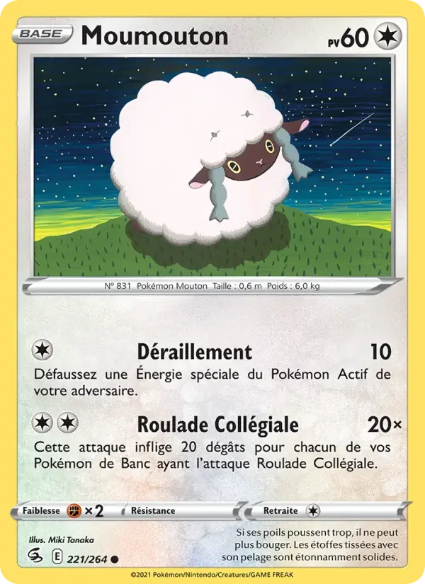 Carte Pokémon Moumouton — Poing de Fusion