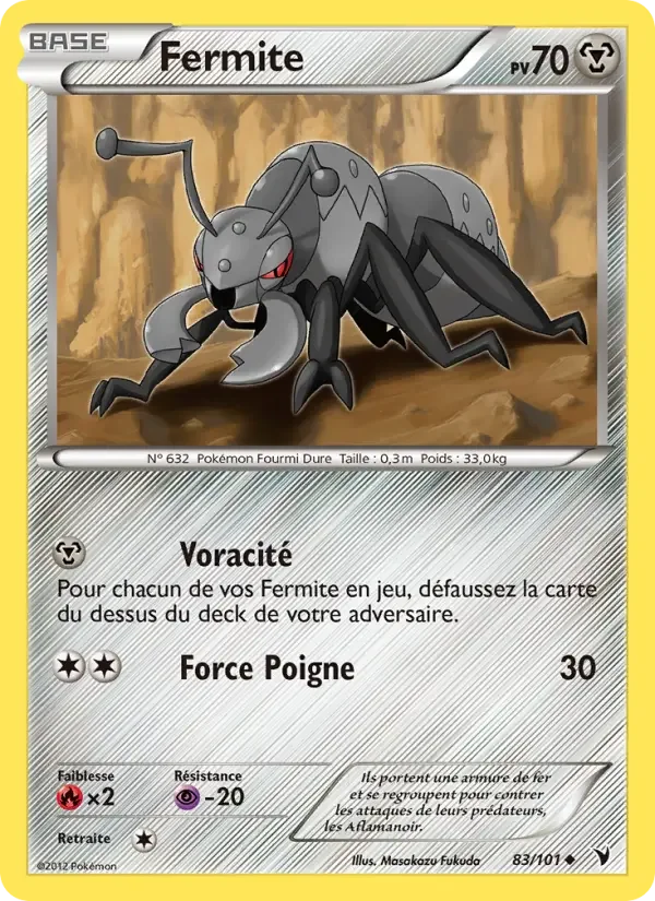 Carte Pokémon Fermite — Nobles Victoires