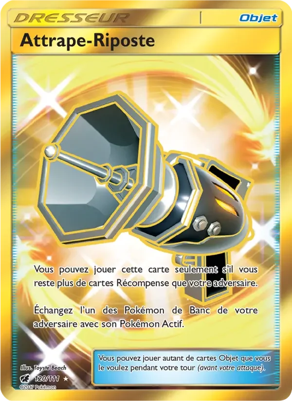 Carte Pokémon Attrape-Riposte — Invasion Carmin