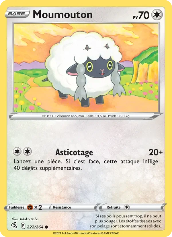 Carte Pokémon Moumouton — Poing de Fusion