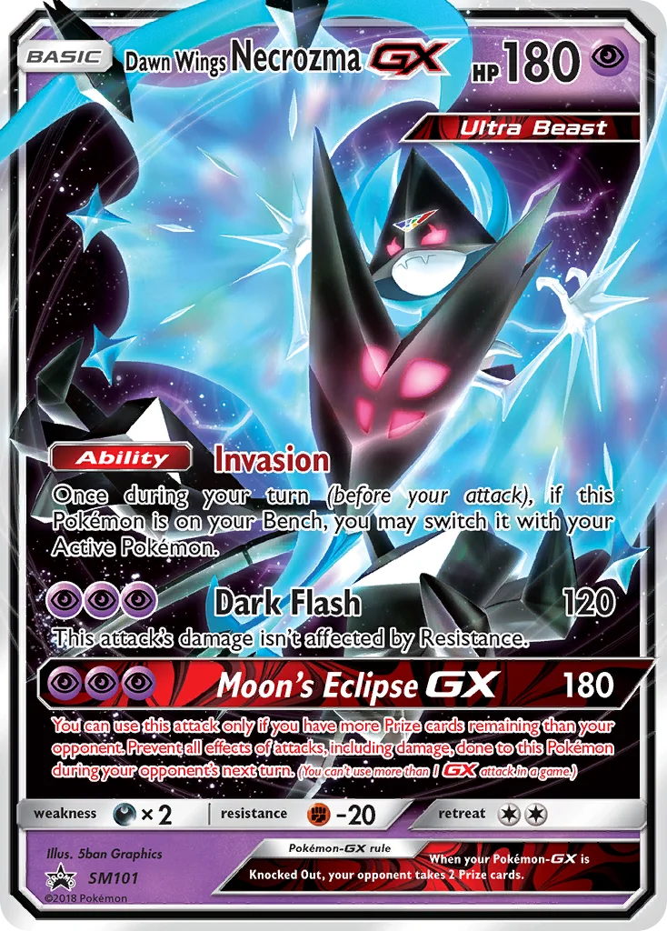 Carte Necrozma Ailes de l’Aurore GX
