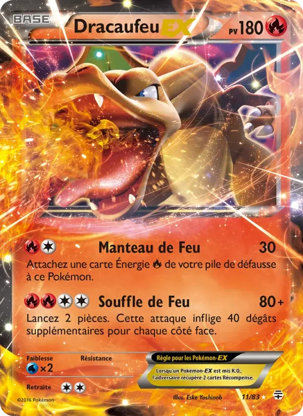 Carte Dracaufeu-EX