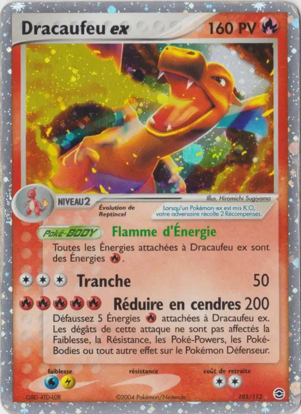Carte Dracaufeu ex