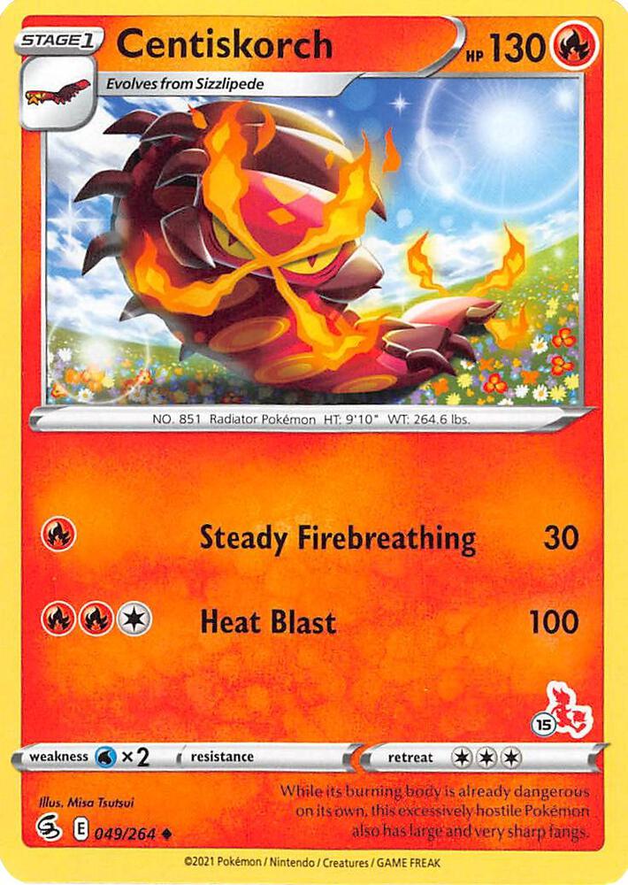 Carte Pokémon Scolocendre — Poing de Fusion