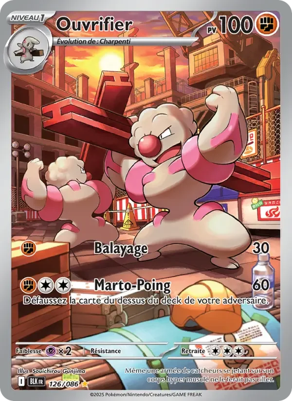 Carte Pokémon Ouvrifier — Foudre Noire