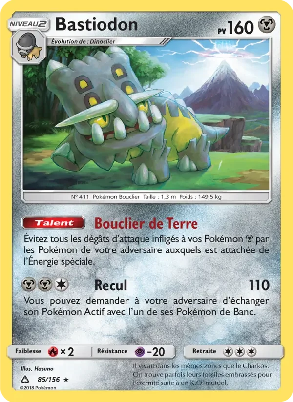 Carte Pokémon Bastiodon — Ultra-Prisme