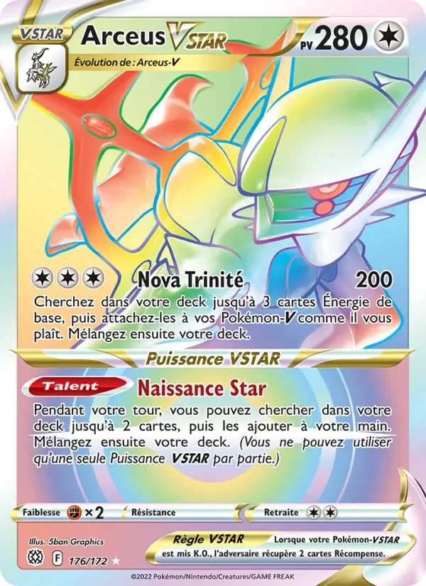 Carte Arceus VSTAR