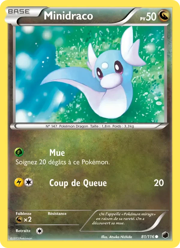 Carte Pokémon Minidraco — Glaciation Plasma