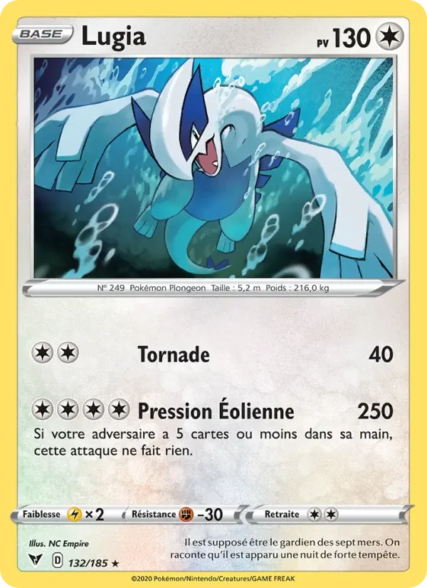 Carte Lugia
