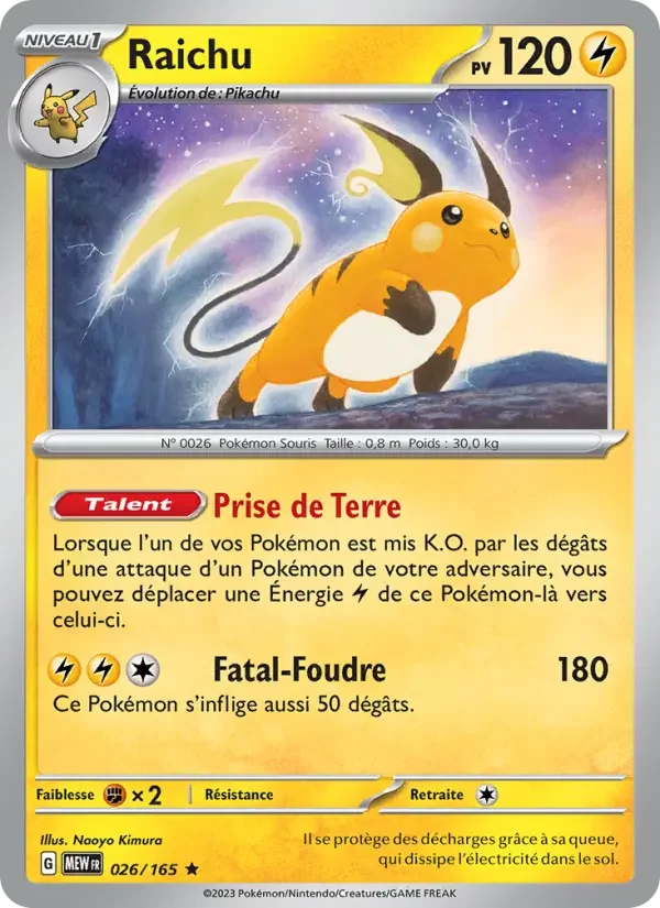 Carte Raichu