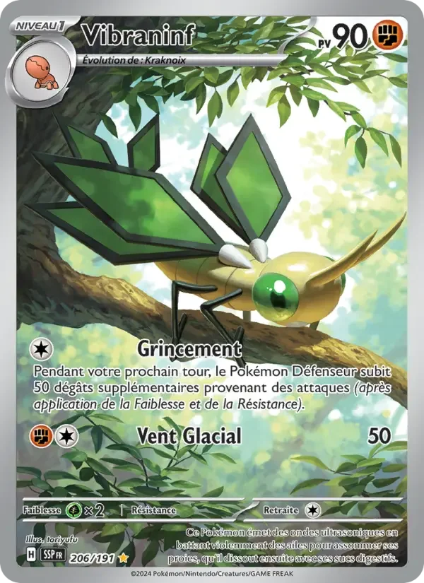 Carte Pokémon Vibraninf — Étincelles Déferlantes
