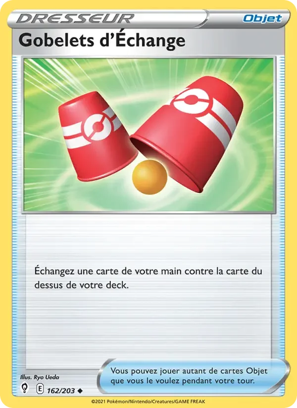 Carte Pokémon Gobelets d'Échange — Évolution Céleste