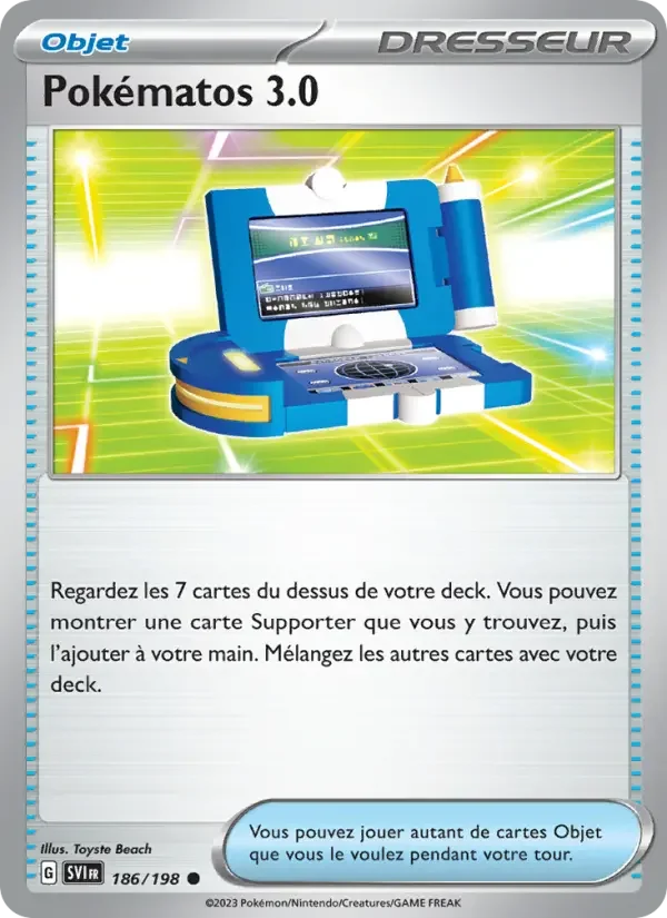 Carte Pokémon Pokématos 3.0 — Écarlate et Violet