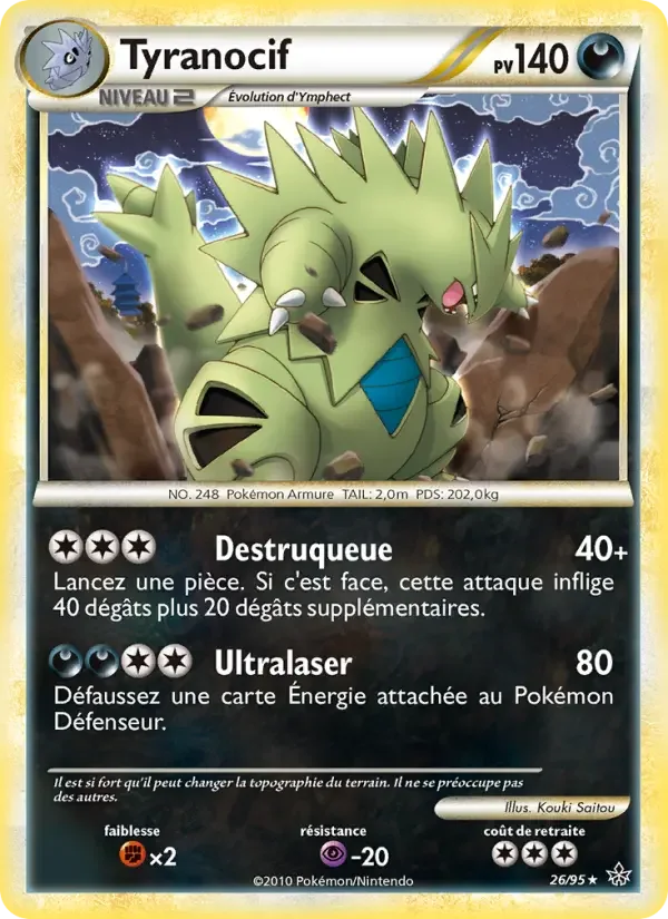Carte Pokémon Tyranocif — Déchaînement